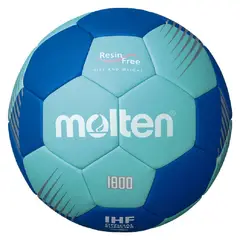 MOLTEN - Balon Handbol Serie F1800 Resina Free Azulino T.3 - Turquesa