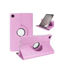 JOIGO - Carcasa Funda Para Tab Samsung A9 Normal Rosado Lamina Vidrio