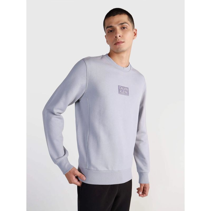 CALVIN KLEIN - Polerón Gloss  Gris Calvin Klein
