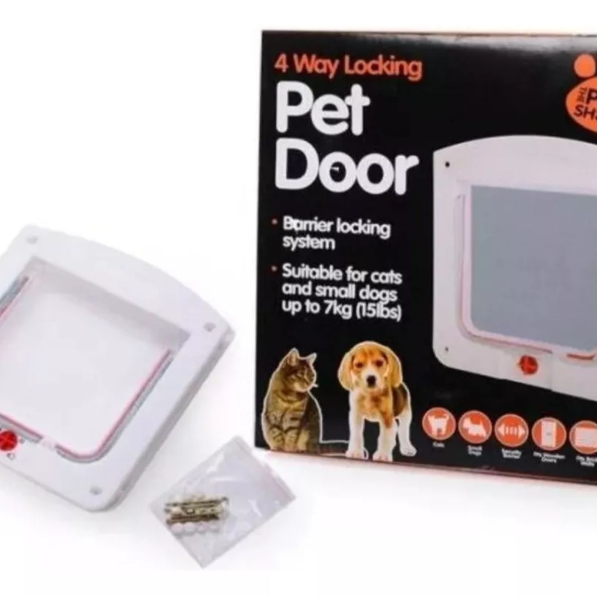 OEM - Puerta Para Mascota Perro Y Gato Interior y Exterior Patio