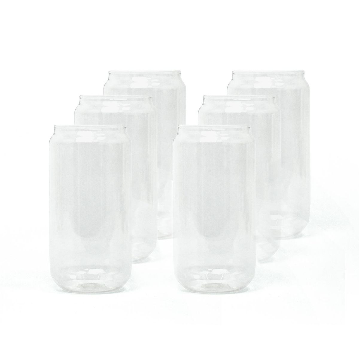 SIMPLIT - Set 6 Vasos Vidrio Borosilicato 550 ml Simplit