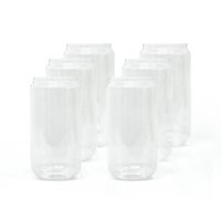 Set 6 Vasos Vidrio Borosilicato 550 ml