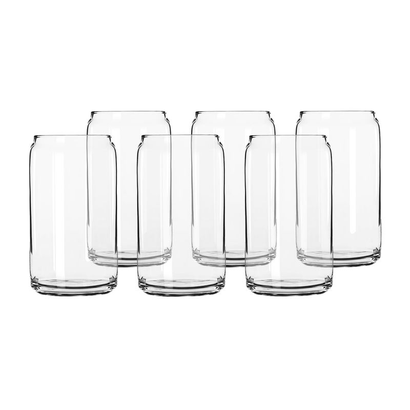 SIMPLIT - Set 6 Vasos Vidrio Borosilicato 550 ml Simplit