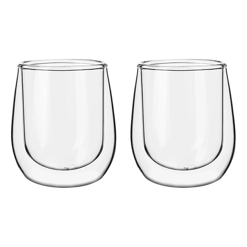 SIMPLIT - Set 2 Vasos de Espresso doble pared 80 ml Simplit