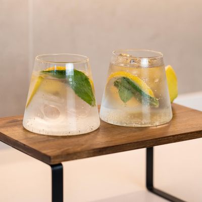 Imagen 2 del producto Set 6 Vasos de Vidrio Estilo Japonés 320 ml