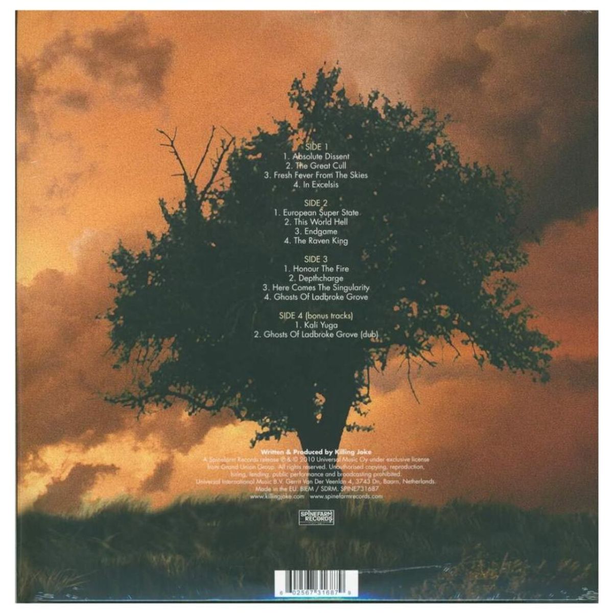 HITWAY MUSIC - KILLING JOKE - ABSOLUTE DISSENT (DELUXE) (2LP) - VINILO