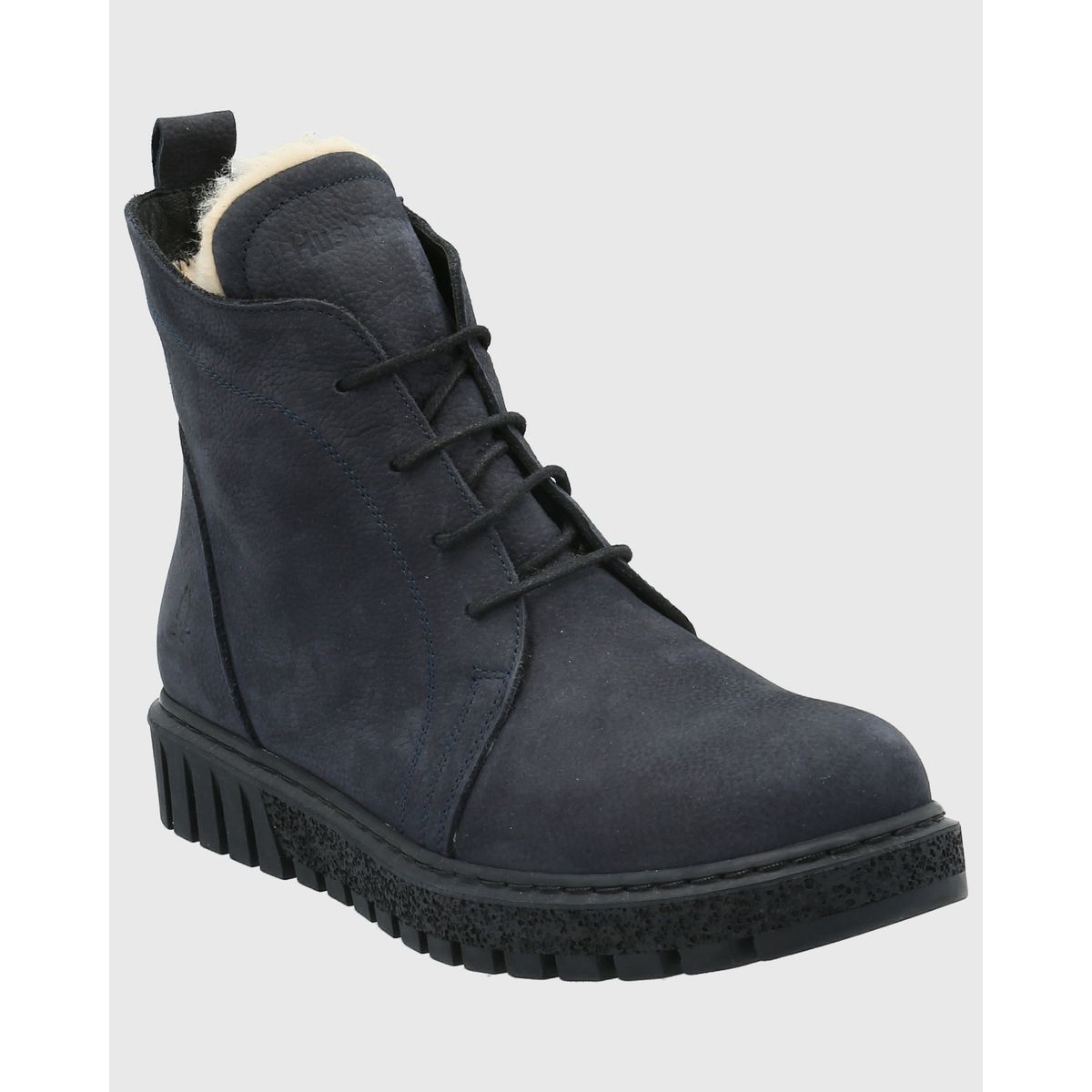 HUSH PUPPIES - Botin Cuero Mujer Clere Azul HUSH PUPPIES