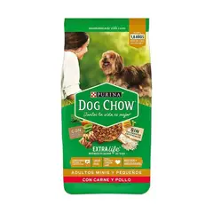 DOG CHOW - ALIMENTO DE PERRO ADULTOS MINI-PEQ CARNE POLLO 8KG