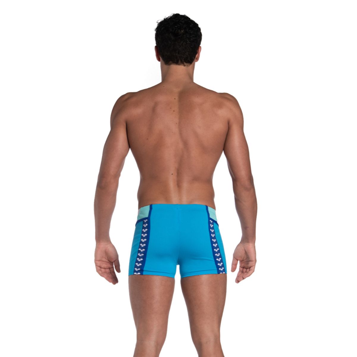 ARENA - Traje De Baño Tipo Boxer Hombre Panel  Azul Arena