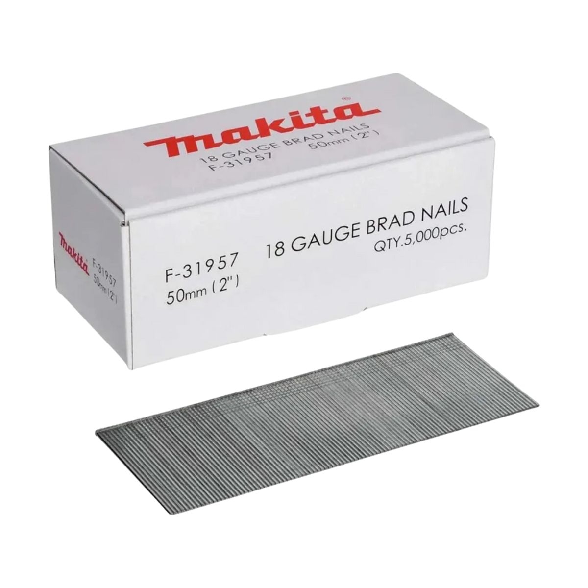 MAKITA - Clavos 55mm 18GA Para Clavadora AF506 Makita F-31957