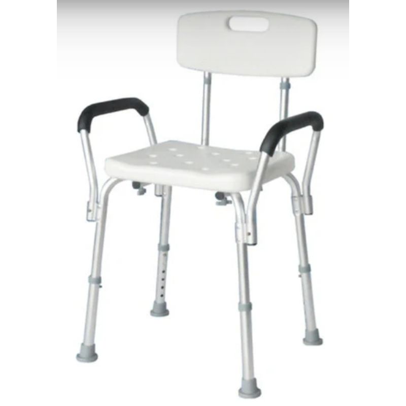 TAUMM - Silla Baño Ducha Con Reposabrazos Y Respaldo Discapacidad