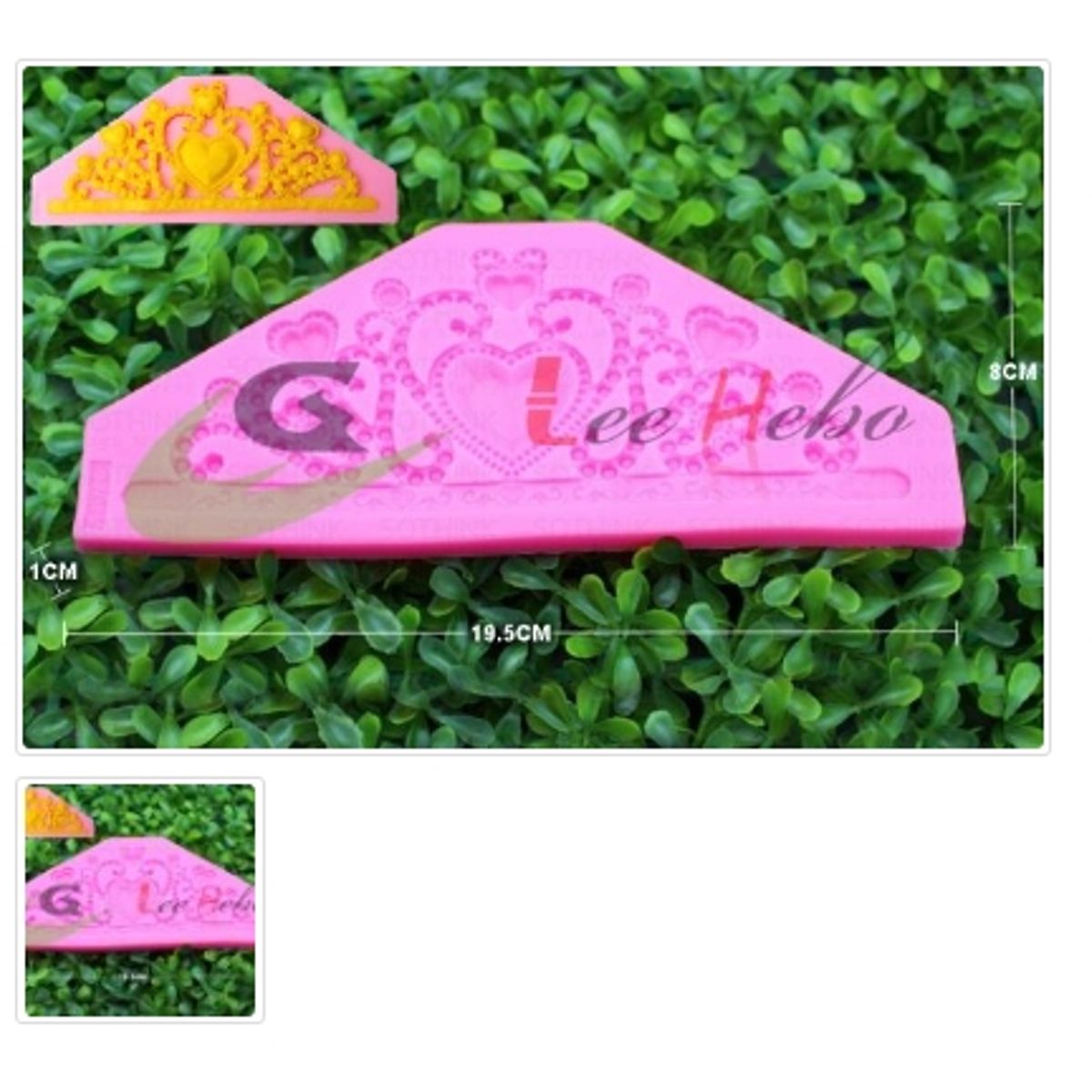 GENERICO - Molde Para Fondant Silicona Forma Corona