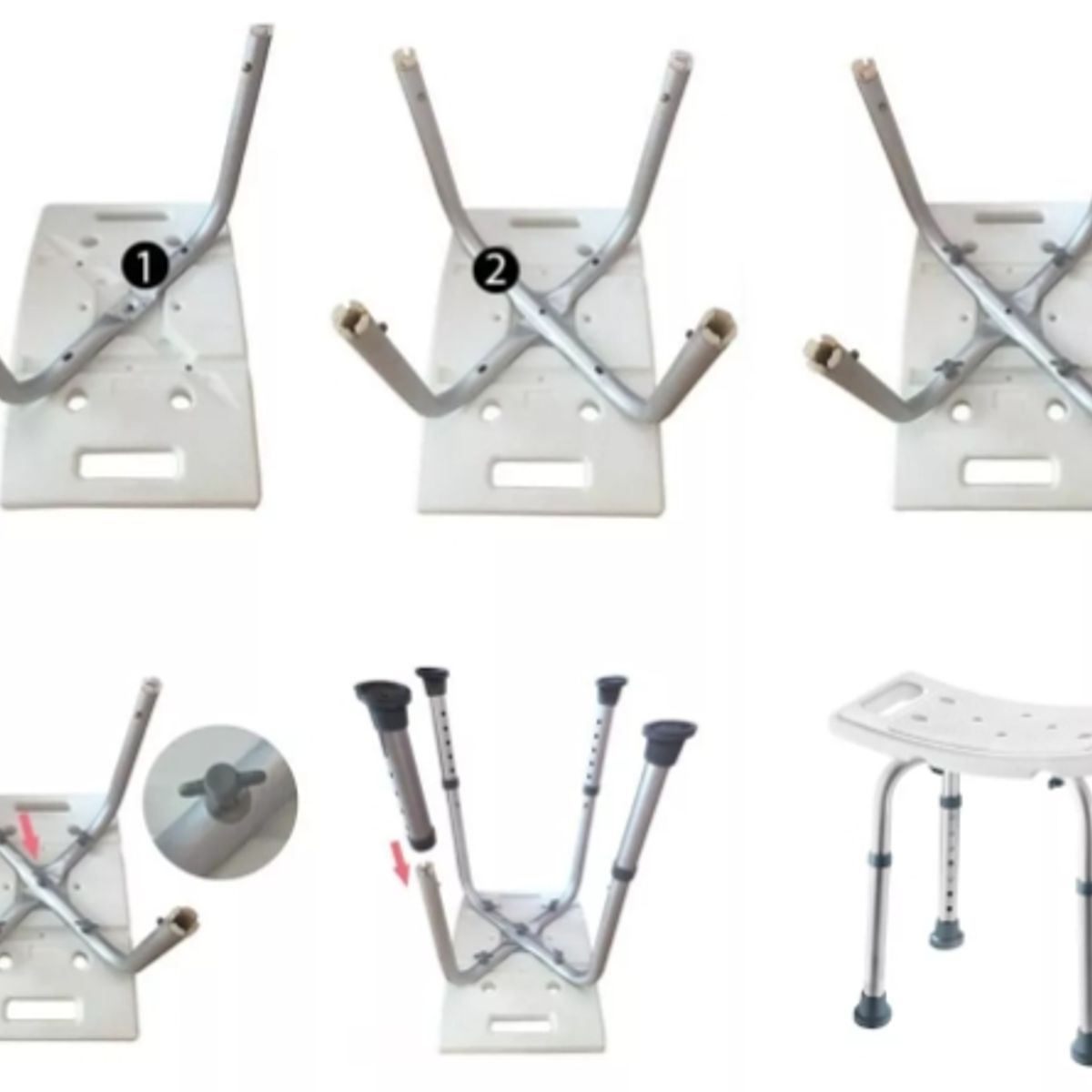 TAUMM - Silla De Baño Adultos Silla Para Ducha Baños Para Personas Con Discapacidad
