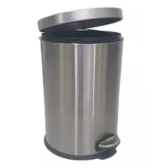 TAUMM - Basurero Papelero Pedal 30 Lts Acero Inoxidable