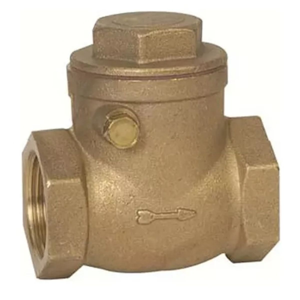 TAUMM - Válvula Retención Horizontal Chapaleta Bronce 1 1l2 Pulgada