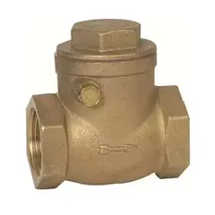 TAUMM - Válvula Retención Horizontal Chapaleta Bronce 1 1l2 Pulgada