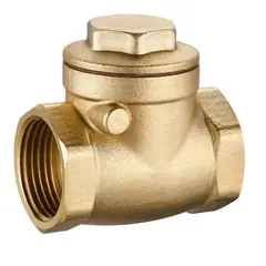 TAUMM - Válvula Retención Horizontal Chapaleta Bronce De 1 Pulgada