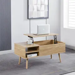 CORI CORI - Mesa de Centro Elevable para Living - Madera