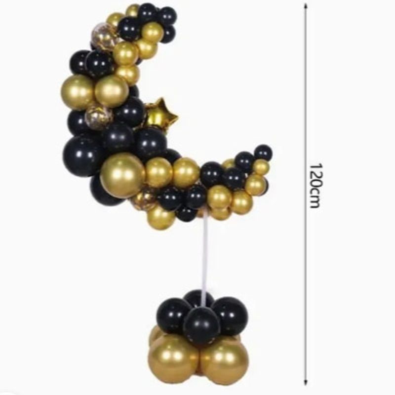 GENERICO - Base Decorativa de Globos Luna Negra