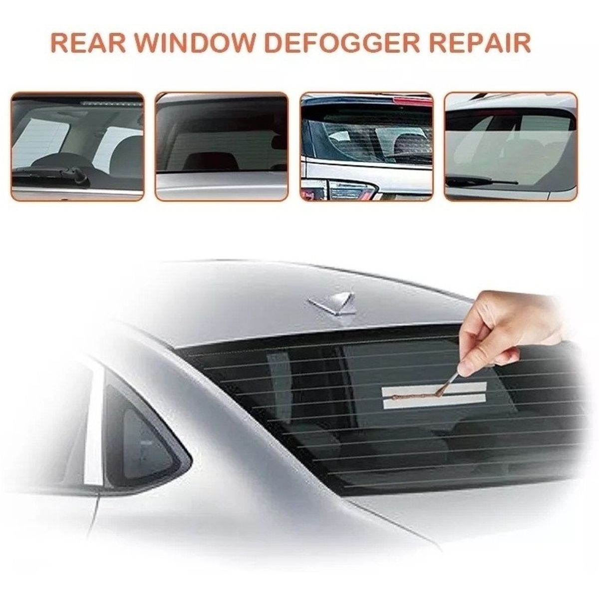 GENERICO - Kit Repara Línea Antiempañante Ventana Trasera Desnebulizado