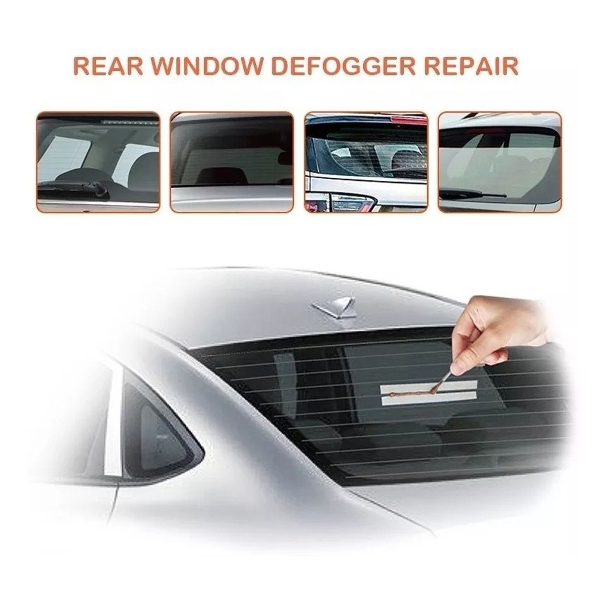GENERICO - Kit Repara Línea Antiempañante Ventana Trasera Desnebulizado