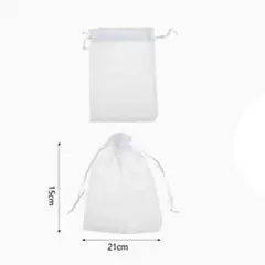 GENERICO - Bolsa de Organza Blanco