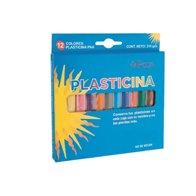 GENERICO - plastilina PAX 12 Colores