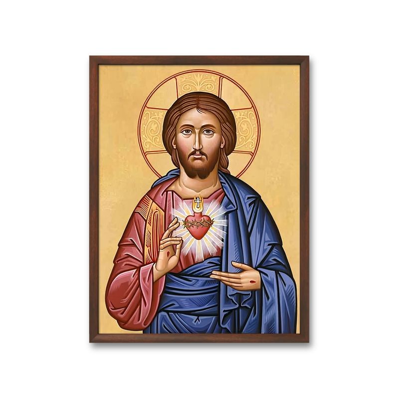 GENERICO - CUADRO DECORATIVO SAGRADO CORAZON DE JESUS
