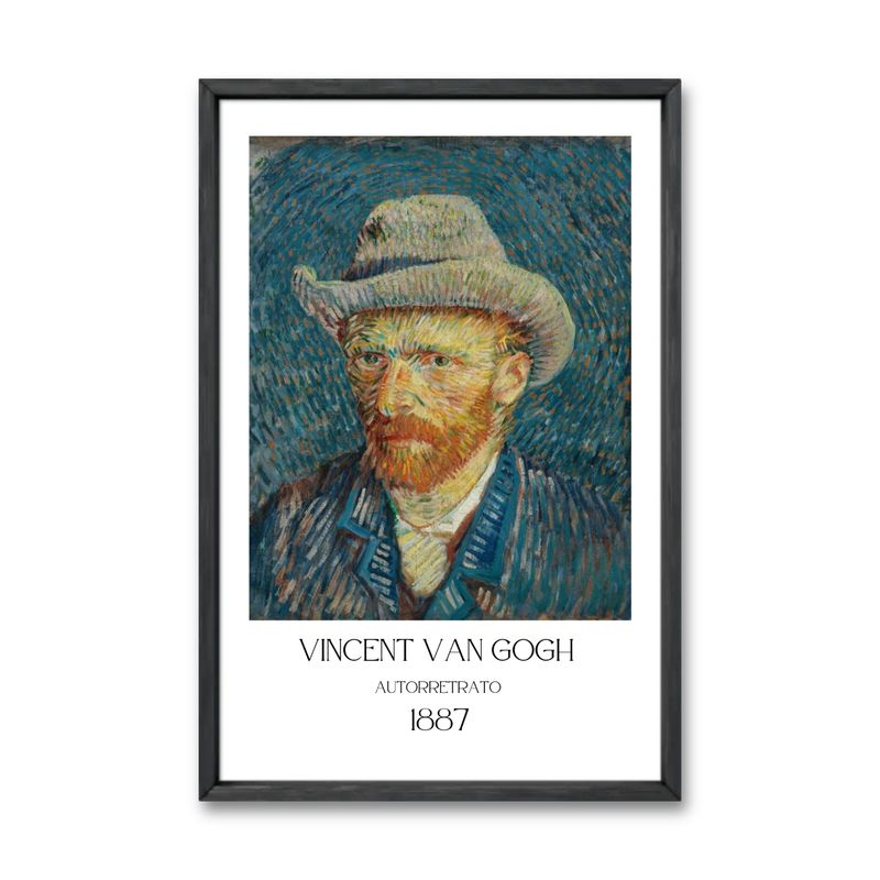 GENERICO - CUADRO DECORATIVO AUTORRETRATO VAN GOGH
