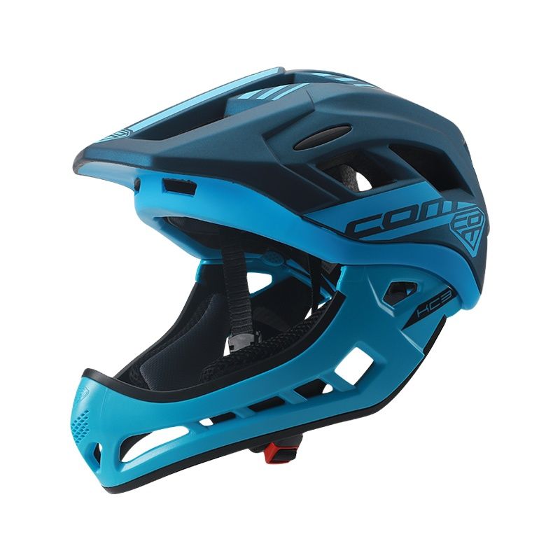 GENERICO - CASCO INTEGRAL NIÑOS COMSPORTS BLUE GO 2-6 AÑOS