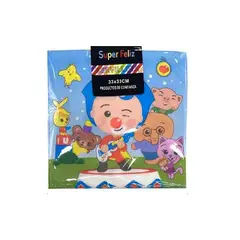 GENERICO - Servilletas Diseño Plim Plim Niños Muchos Colores