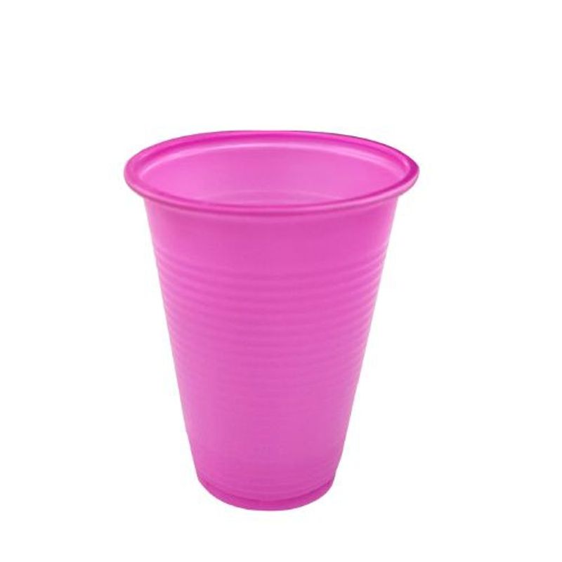 GENERICO - Vasos Color Rosa Capacidad 200 Ml 50 Unidades