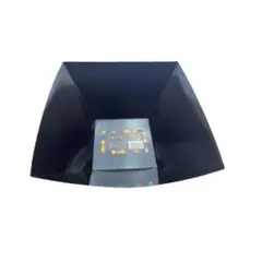 GENERICO - Plato Hondo Color Negro Carton 27.5 X 28.5 X 13 Cm