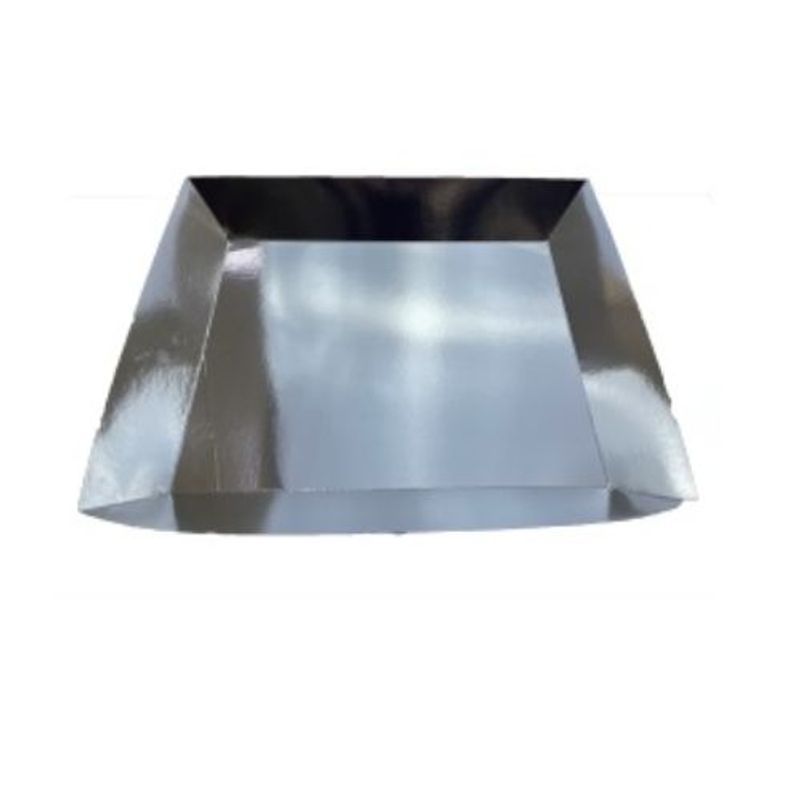 GENERICO - Platos Material Carton Color Gris 31 Cm X 39.5 Cm X 6 Cm.