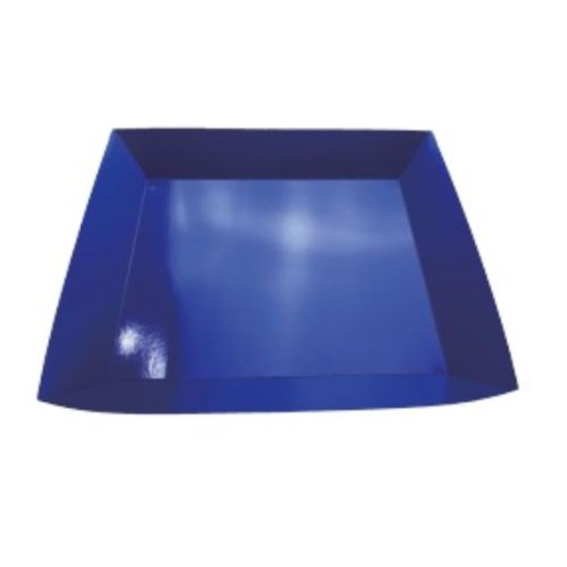 GENERICO - Plato Hondo Material Carton Color Azul 31 Cm X 39.5 Cm X 6 Cm