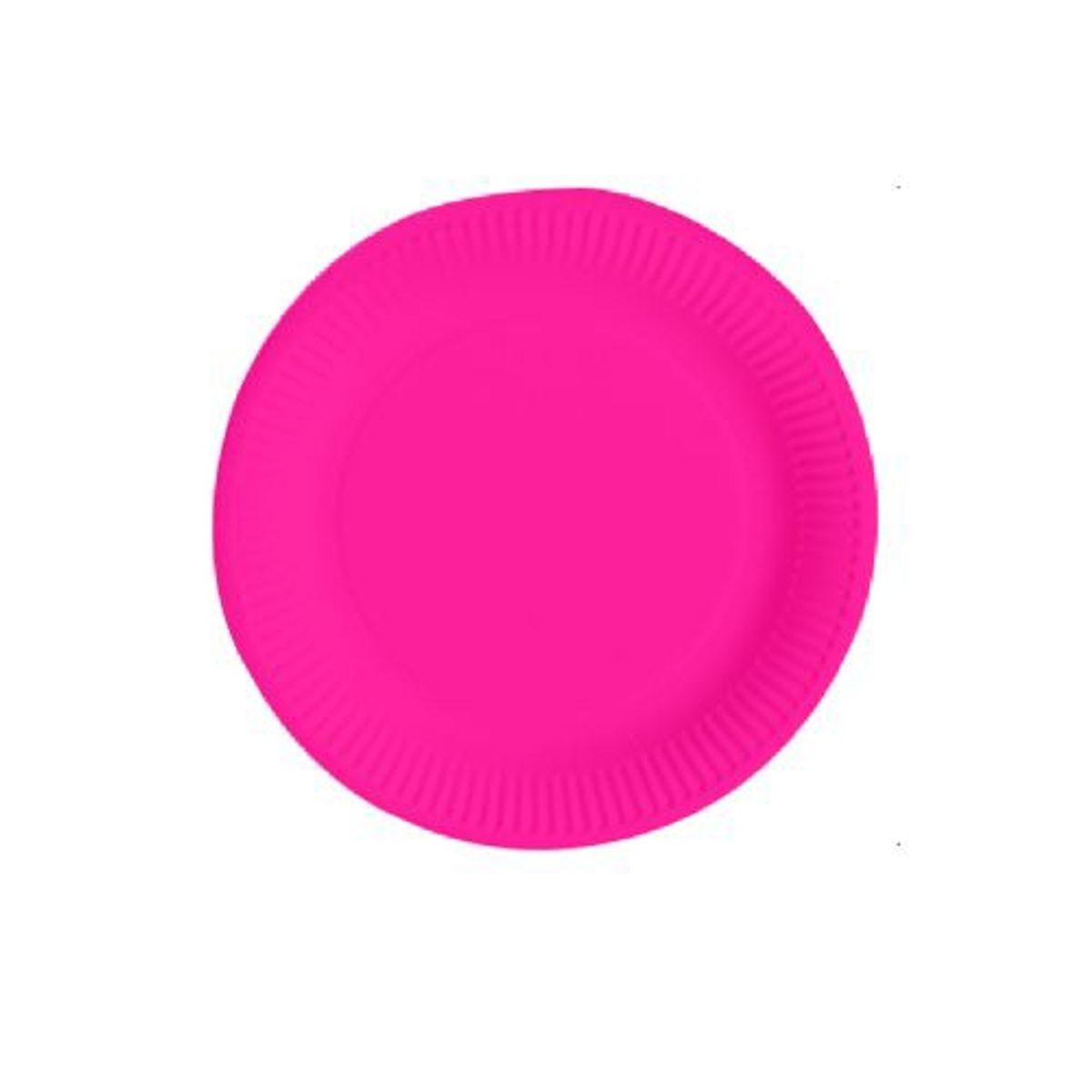 GENERICO - Plato Plano Material Plastico Color Violeta 30 Cm