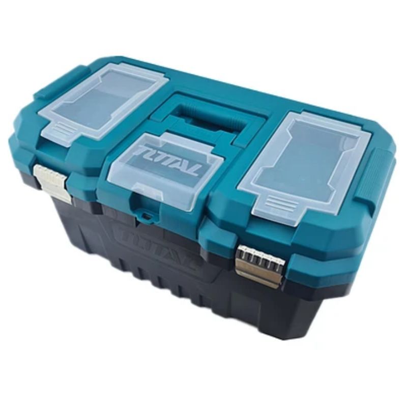 TOTAL TOOLS - Caja Para Herramientas Plástica 20 Pulgadas Cierre Metalico