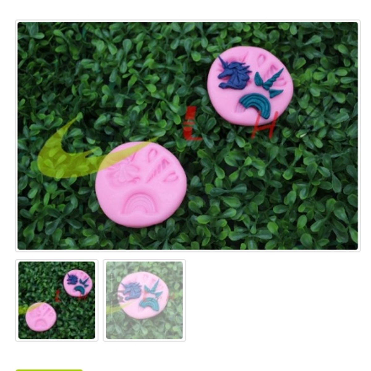 GENERICO - Molde Para Fondant Silicona Forma Cabeza De Unicornio