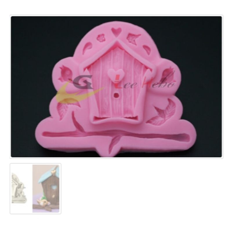 GENERICO - Molde Para Fondant Silicona Forma Casa De PajaritoAves