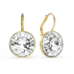 BLOOM CRYSTAL - Aros Colgantes Bella Cristal Austria 13 mm Baño en Oro
