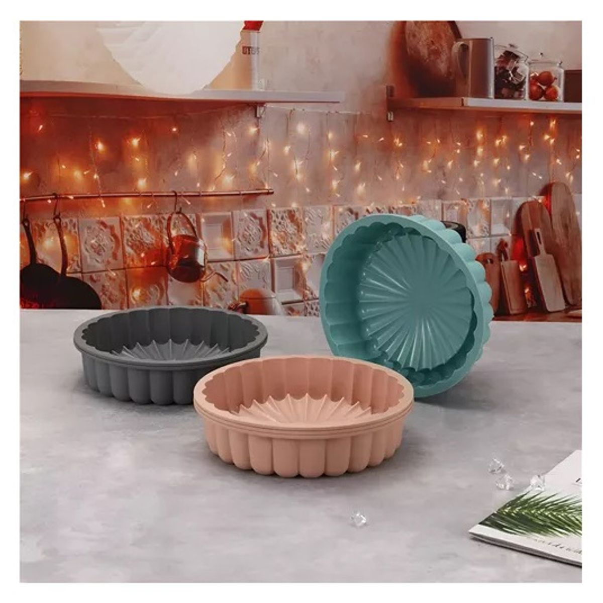 GENERICO - Moldes Reposteria Molde Torta Molde Queque Flor Sol 19x6cm.