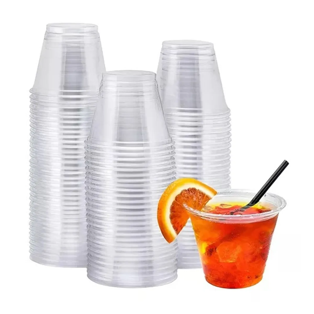 Pasteleria - 100 Vaso Plastico Vasos Desechables Vaso Pequeño 5oz 148ml