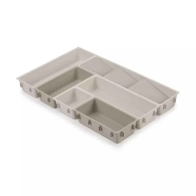 GENERICO - Caja Organizador Maquillaje 7 Divisores Cajon Accesorio