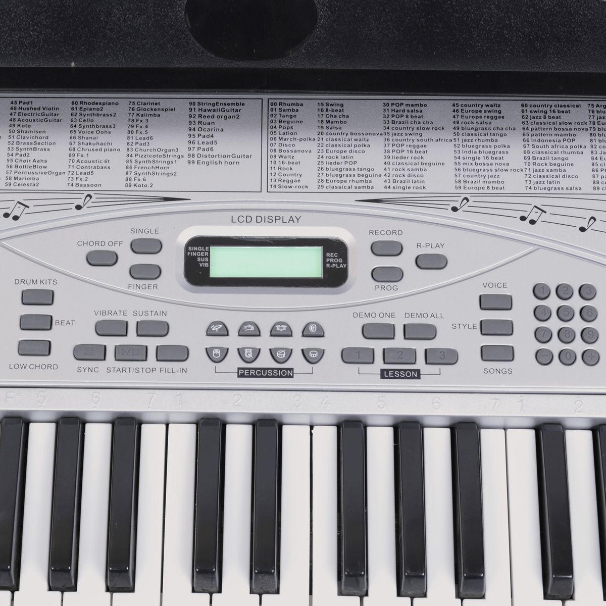 MEISTEHAFT - TECLADO ELECTRONICO 54 TECLAS 4 OCTAVAS Y MEDIA MEISTEHAFT.