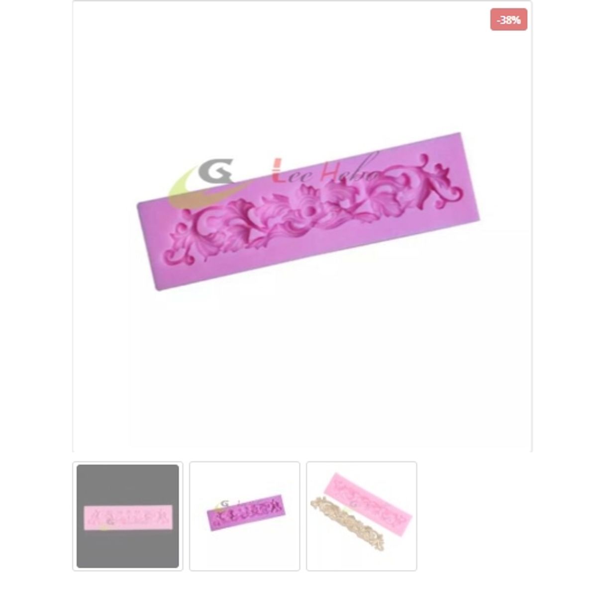 GENERICO - Molde Para Fondant Silicona Forma Enredadera