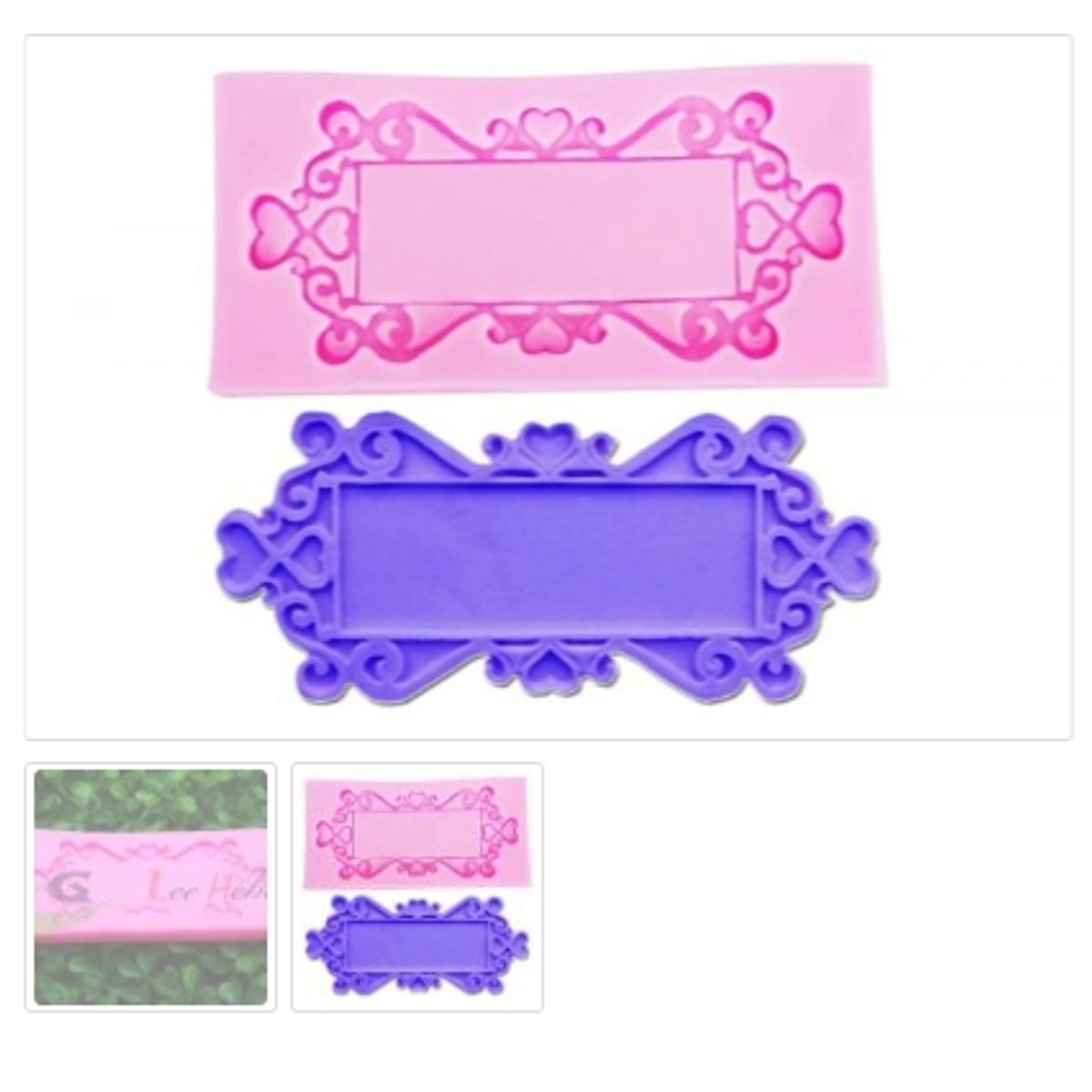 GENERICO - Molde Para Fondant Silicona Forma Espejo