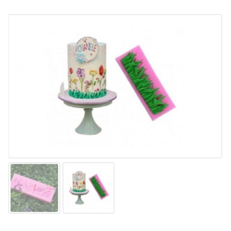 GENERICO - Molde Para Fondant Silicona Forma Pasto