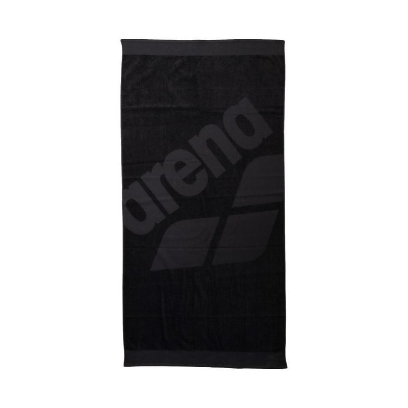 ARENA - Toalla De Playa  Logo Negro Negro Arena