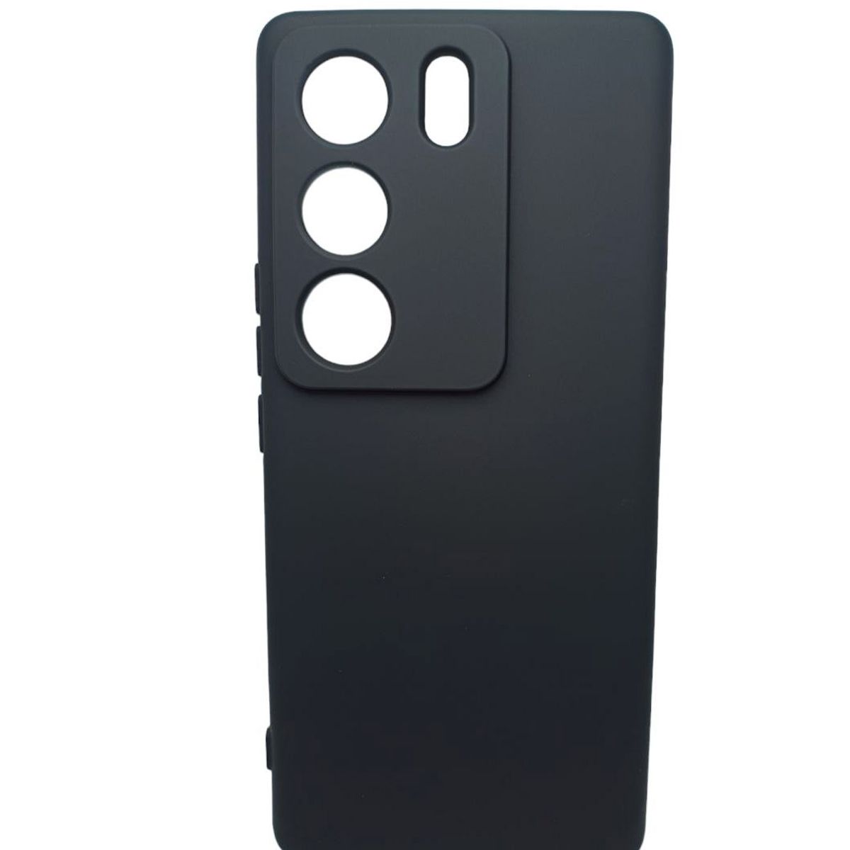 GENERICO - PROTECTOR CARCASA PARA VIVO V29 5G / SILICONA  ANTISHOCK TOP NEGRO