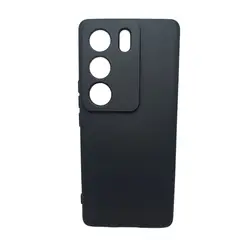 GENERICO - PROTECTOR CARCASA PARA VIVO V29 5G / SILICONA ANTISHOCK TOP NEGRO